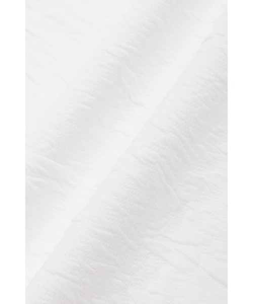 HIGH STREET（ハイストリート）の「HIGH STREET∴ウォールふくれジャカード半袖クルーネックカットソー（Tシャツ/カットソー・メンズ・ホワイト/ブラック・LL/L/M）」の9枚目の写真