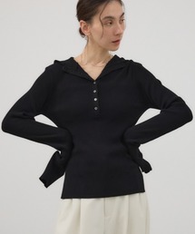 crie conforto | バラクラバニットプルオーバー 冬服 / フードあり(ニット/セーター)