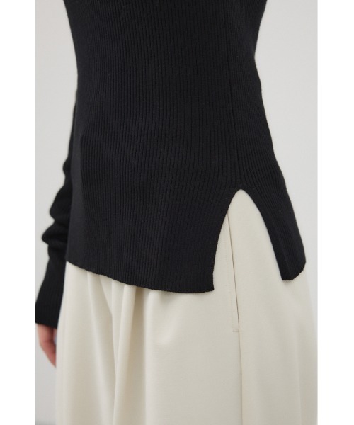 crie conforto（クリーコンフォルト）の「バラクラバニットプルオーバー　冬服 / フードあり（ニット/セーター・レディース・オフホワイト/グレー/ブラック・FREE）」の21枚目の写真