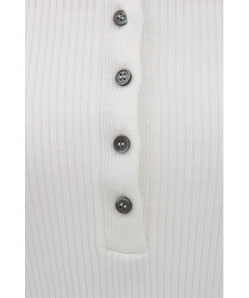 crie conforto（クリーコンフォルト）の「バラクラバニットプルオーバー　冬服 / フードあり（ニット/セーター・レディース・オフホワイト/グレー/ブラック・FREE）」の10枚目の写真