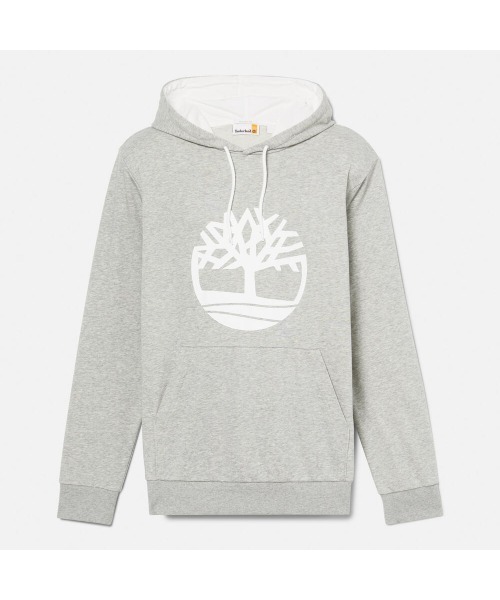 Timberland(ティンバーランド)の「ツリー ロゴ ループバック フーディー メンズ(パーカー・メンズ・グレー・XX-LARGE/X-LARGE/SMALL/MEDIUM/LARGE)」の4枚目の写真
