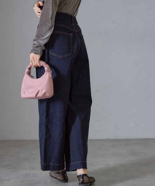 セール】【ZOZO限定】ワイドレッグデニムパンツ（デニムパンツ