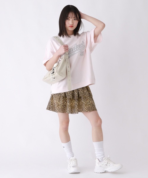 repipi armario(レピピ アルマリオ)の「レオパードティアードスカート(スカート・キッズ・レオパード・SMALL/LARGE/MEDIUM)」の6枚目の写真