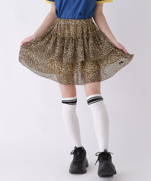 repipi armario(レピピ アルマリオ)の「レオパードティアードスカート(スカート・キッズ・レオパード・SMALL/LARGE/MEDIUM)」の9枚目の写真