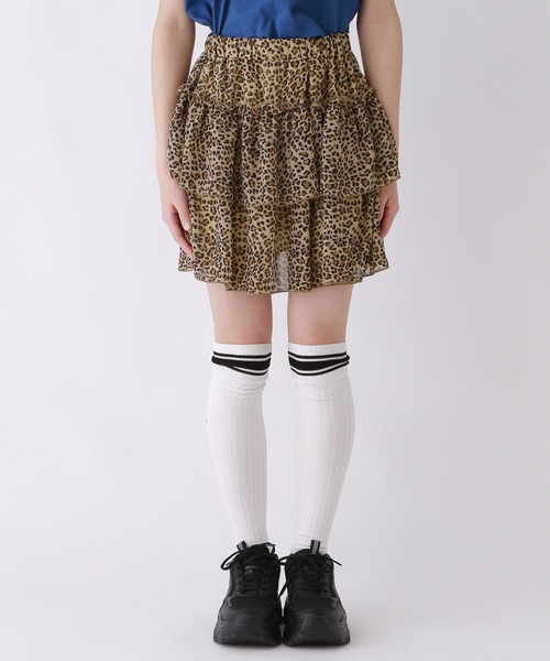 repipi armario(レピピ アルマリオ)の「レオパードティアードスカート(スカート・キッズ・レオパード・SMALL/LARGE/MEDIUM)」の10枚目の写真