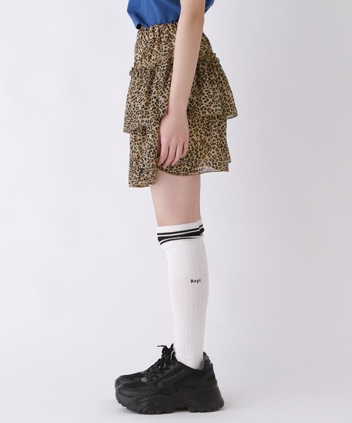repipi armario(レピピ アルマリオ)の「レオパードティアードスカート(スカート・キッズ・レオパード・SMALL/LARGE/MEDIUM)」の11枚目の写真