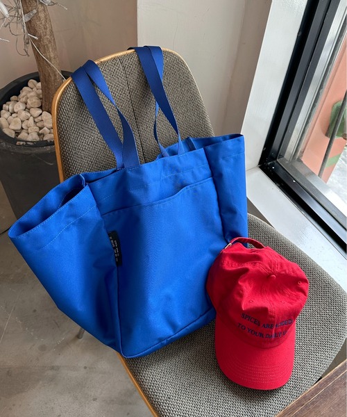 PILIT（ピリット）の「ビッグトートバッグ（トートバッグ・レディース・ブルー・FREE）」の3枚目の写真