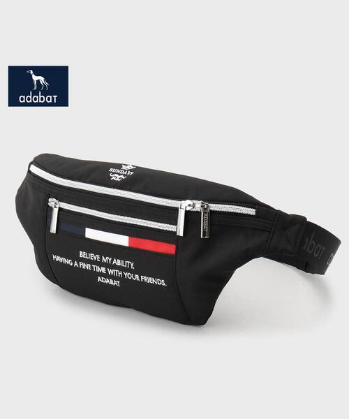 adabat（アダバット）の「◆【新レーベル ADABAT NAVY】トリコロールボディバッグ（ボディバッグ/ウエストポーチ・メンズ・ブラック/ネイビー/ダークグレー・00）」の2枚目の写真