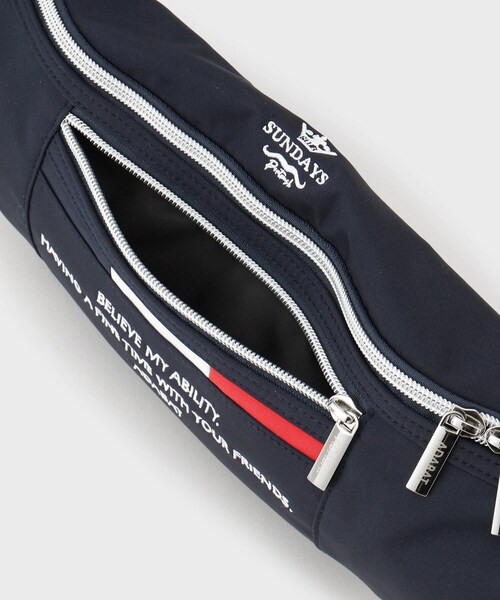 adabat（アダバット）の「◆【新レーベル ADABAT NAVY】トリコロールボディバッグ（ボディバッグ/ウエストポーチ・メンズ・ブラック/ネイビー/ダークグレー・00）」の13枚目の写真