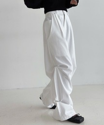 ROOPTOKYO | ボタン付き ルーズシルエットストレートパンツ(スラックス)