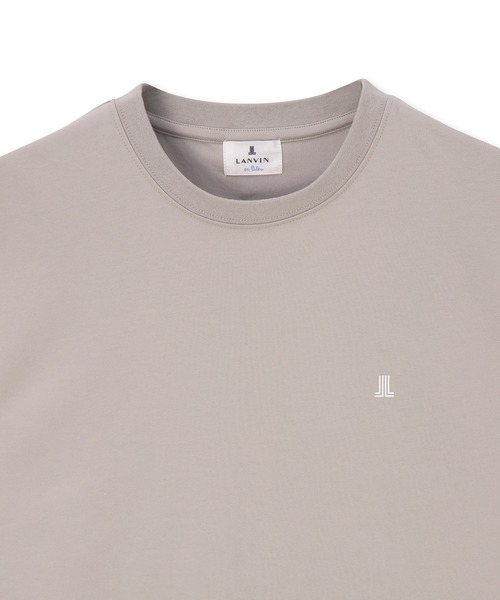 LANVIN en Bleu（ランバンオンブルー）の「2層構造 クールマックス "JL" バックプリント レギュラーフィット Tシャツ（Tシャツ/カットソー・メンズ・ブラック/ホワイト/グレイッシュベージュ・50/48/46/52）」の15枚目の写真