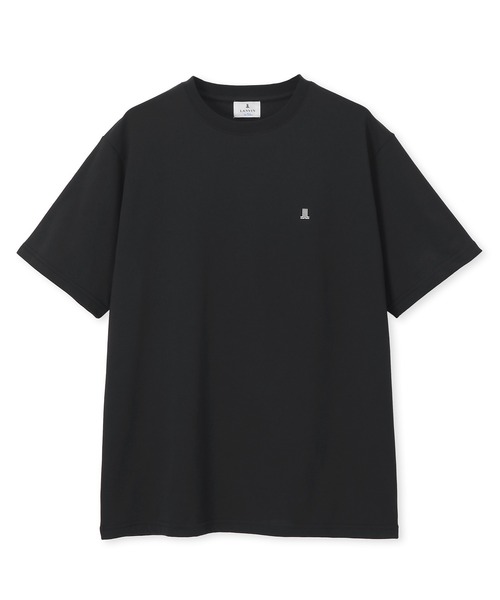 LANVIN en Bleu（ランバンオンブルー）の「2層構造 クールマックス "JL" バックプリント レギュラーフィット Tシャツ（Tシャツ/カットソー・メンズ・ブラック/ホワイト/グレイッシュベージュ・50/48/46/52）」の4枚目の写真