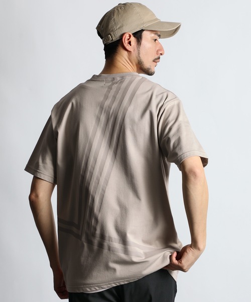 LANVIN en Bleu（ランバンオンブルー）の「2層構造 クールマックス "JL" バックプリント レギュラーフィット Tシャツ（Tシャツ/カットソー・メンズ・ブラック/ホワイト/グレイッシュベージュ・50/48/46/52）」の9枚目の写真