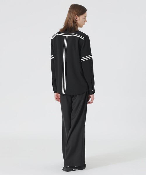 LOVELESS（ラブレス）の「ブライトコードトリミングシャツ（シャツ/ブラウス・メンズ・オフホワイト/ブラック・L/M/S）」の5枚目の写真