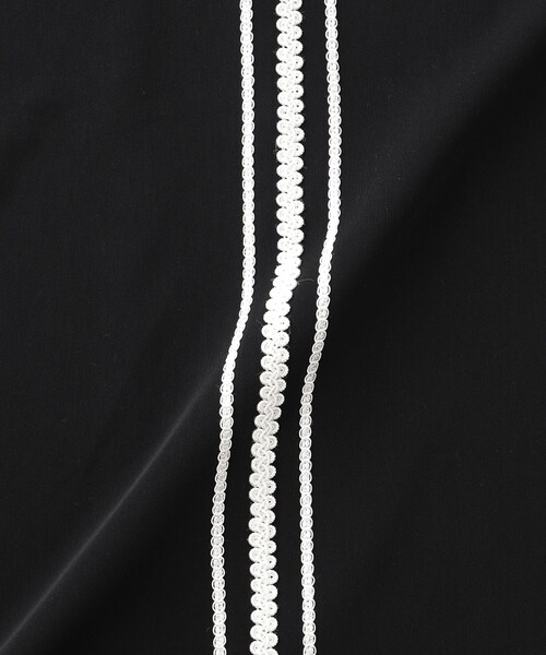 LOVELESS（ラブレス）の「ブライトコードトリミングシャツ（シャツ/ブラウス・メンズ・オフホワイト/ブラック・L/M/S）」の14枚目の写真