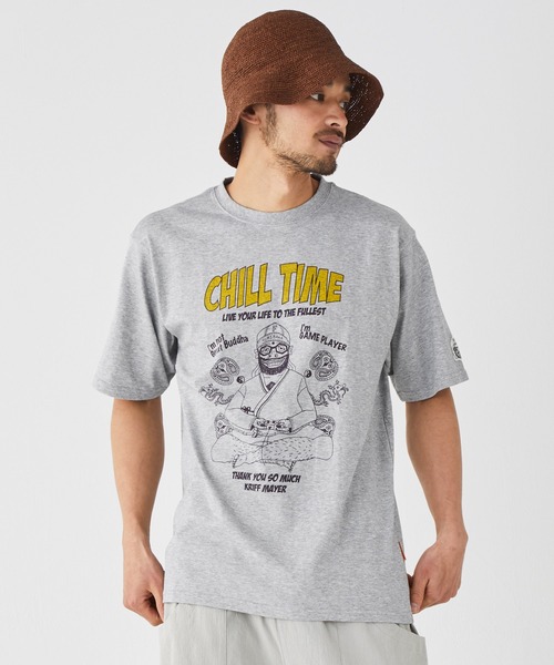 KRIFF MAYER（クリフメイヤー）の「ウェットプロテクトT(ゲーム)（Tシャツ/カットソー・メンズ・チャコール/ライトグリーン/オレンジ/グレー/オフホワイト/パープル・X-LARGE/MEDIUM/LARGE）」の3枚目の写真