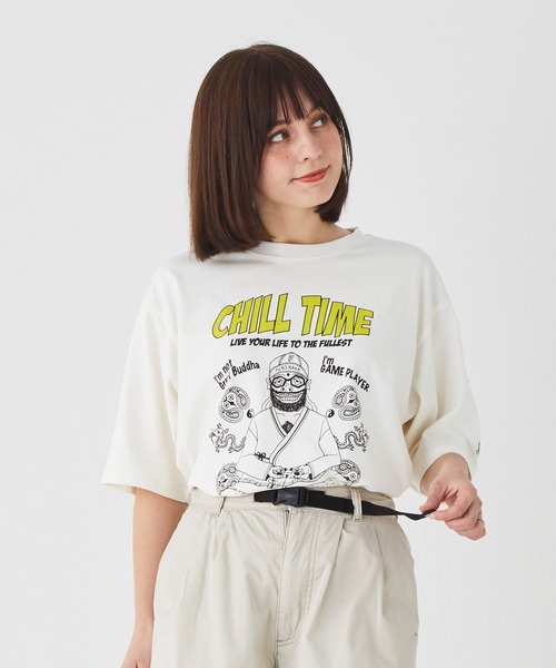 KRIFF MAYER（クリフメイヤー）の「ウェットプロテクトT(ゲーム)（Tシャツ/カットソー・メンズ・チャコール/ライトグリーン/オレンジ/グレー/オフホワイト/パープル・X-LARGE/MEDIUM/LARGE）」の2枚目の写真