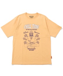 メンズのTシャツ/カットソー（オレンジ/橙色系・防水/撥水/防汚