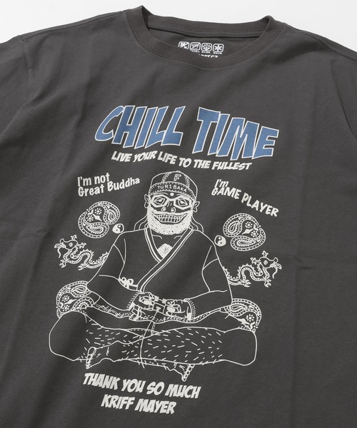 KRIFF MAYER（クリフメイヤー）の「ウェットプロテクトT(ゲーム)（Tシャツ/カットソー・メンズ・チャコール/ライトグリーン/オレンジ/グレー/オフホワイト/パープル・X-LARGE/MEDIUM/LARGE）」の4枚目の写真