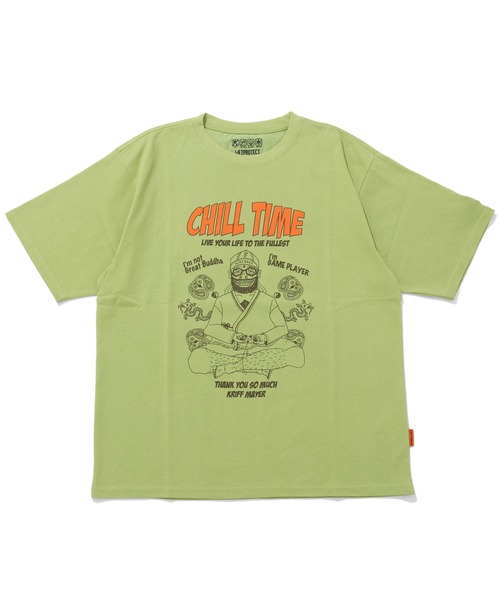 KRIFF MAYER（クリフメイヤー）の「ウェットプロテクトT(ゲーム)（Tシャツ/カットソー・メンズ・チャコール/ライトグリーン/オレンジ/グレー/オフホワイト/パープル・X-LARGE/MEDIUM/LARGE）」の5枚目の写真