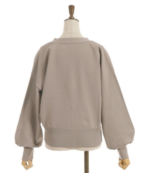 axes femme(アクシーズファム)の「ゴールドボタンニットカーデ(カーディガン/ボレロ・レディース・グリーン/ネイビー/グレイッシュベージュ・FREE)」の13枚目の写真