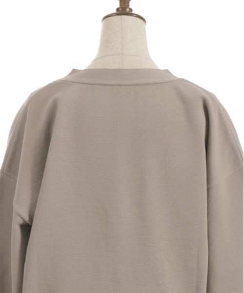 axes femme(アクシーズファム)の「ゴールドボタンニットカーデ(カーディガン/ボレロ・レディース・グリーン/ネイビー/グレイッシュベージュ・FREE)」の16枚目の写真