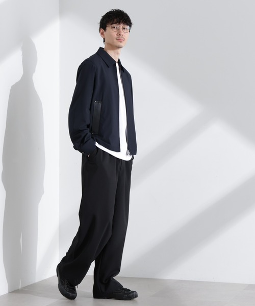 NANO universe(ナノユニバース)の「TRPu ZIPブルゾン(ブルゾン・メンズ・ネイビー/チャコール・L/M/S)」の17枚目の写真