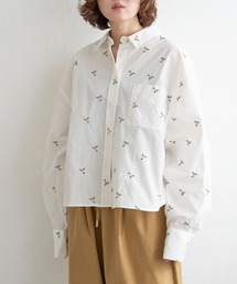 notch. | フラワーエンブロイダリーシャツ(シャツ/ブラウス)