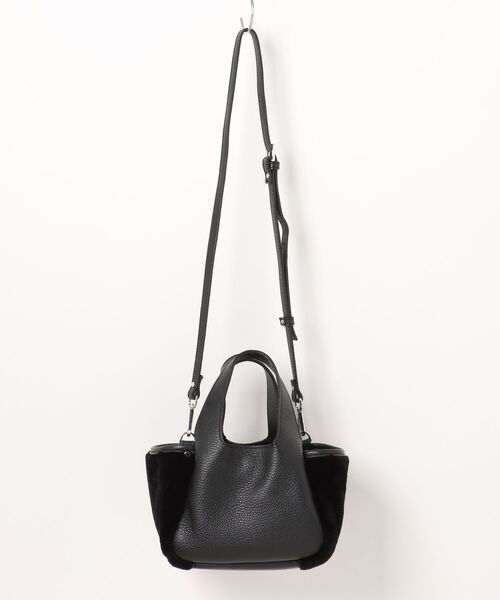 RIPANI(リパーニ)の「ムートンコンビトート 6183OV VESUVIO【RIPANI/リパーニ】(トートバッグ・レディース・ブラック・フリー)」の2枚目の写真