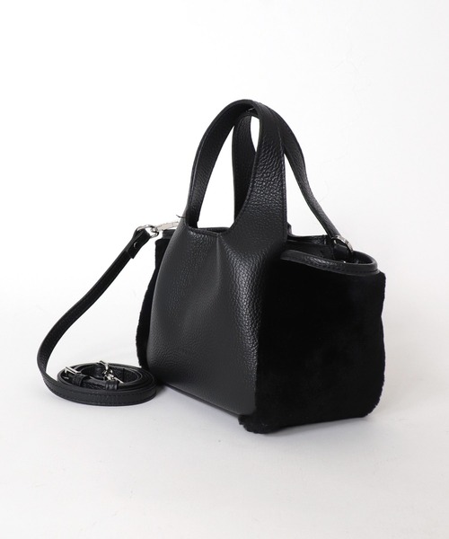 RIPANI（リパーニ）の「ムートンコンビトート 6183OV VESUVIO【RIPANI/リパーニ】（トートバッグ・レディース・ブラック・フリー）」の14枚目の写真