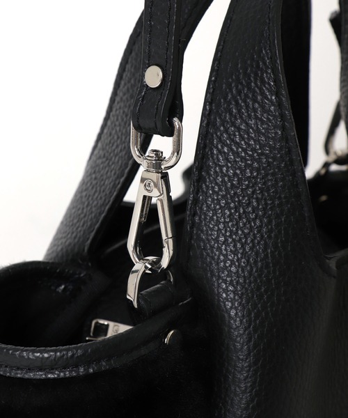 RIPANI（リパーニ）の「ムートンコンビトート 6183OV VESUVIO【RIPANI/リパーニ】（トートバッグ・レディース・ブラック・フリー）」の7枚目の写真