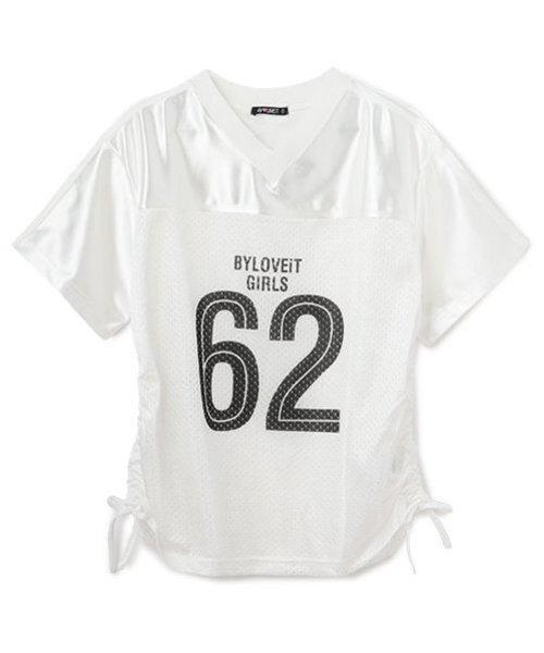 by LOVEiT(バイラビット)の「【ニコ☆プチ・Cuugal掲載】ガーリーナンバーTシャツ(Tシャツ/カットソー・キッズ・ピンク/ブラック/オフホワイト・140cm/150cm/160cm/120cm/130cm)」の17枚目の写真