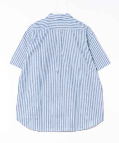NAVY（ネイビー）の「NAVY COOLMAX リネン混 ボタンダウンシャツ（シャツ/ブラウス・メンズ・ホワイト系/グレー系/ネイビー系/ブルー系・S/M/L/XL）」の5枚目の写真