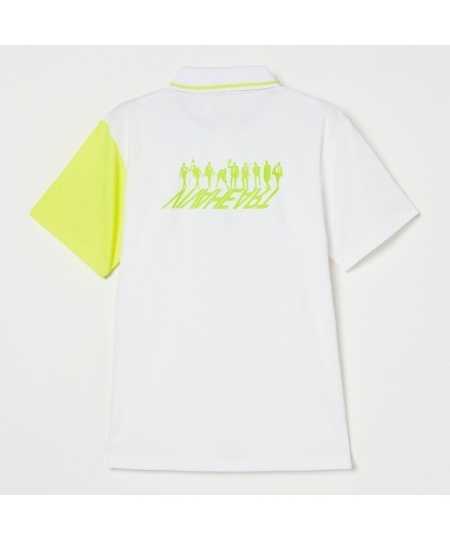 VIVA HEART(ビバハート)の「【VIVA HEART/GOLF】半袖配色カノコ半袖ポロ(ポロシャツ・メンズ・ライトグリーン/オフホワイト/ネイビー・50/48/52)」の7枚目の写真