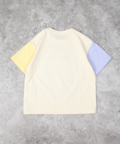 DILASH(ディラッシュ)の「電車Tシャツ(Tシャツ/カットソー・キッズ・アイボリー/ミント・80/90/100/110/120/130/140)」の4枚目の写真