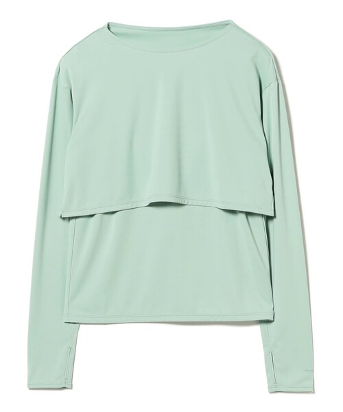 HELLY HANSEN（ヘリーハンセン）の「HELLY HANSEN / シャルム ラッシュガード 3WAY トップス（S～M）（レディース）（Tシャツ/カットソー・レディース・ミント/ブラック・MEDIUM/SMALL）」の14枚目の写真