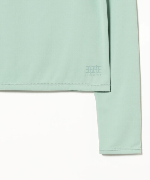 HELLY HANSEN（ヘリーハンセン）の「HELLY HANSEN / シャルム ラッシュガード 3WAY トップス（S～M）（レディース）（Tシャツ/カットソー・レディース・ミント/ブラック・MEDIUM/SMALL）」の9枚目の写真