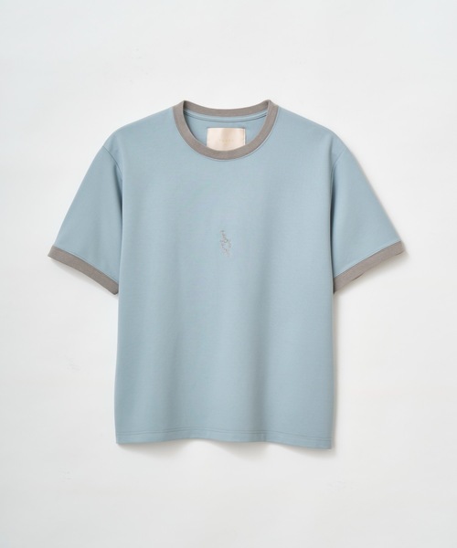 TROVE(トローヴ)の「RINGER TEE(Tシャツ/カットソー・メンズ・チャコールグレー/グレー系その他・1/3)」の3枚目の写真