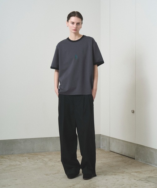 TROVE(トローヴ)の「RINGER TEE(Tシャツ/カットソー・メンズ・チャコールグレー/グレー系その他・1/3)」の10枚目の写真