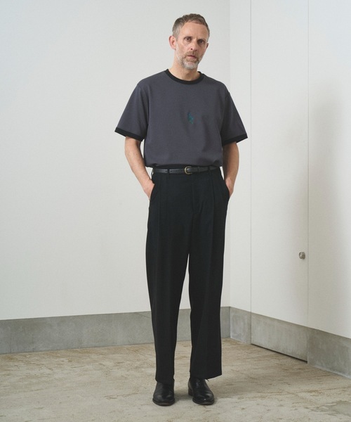 TROVE(トローヴ)の「RINGER TEE(Tシャツ/カットソー・メンズ・チャコールグレー/グレー系その他・1/3)」の16枚目の写真