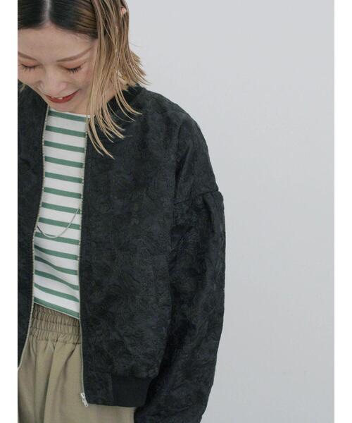 Samansa Mos2 blue（サマンサモスモスブルー）の「総刺繍シアーブルゾン（ブルゾン・レディース・キナリ/グレー/ブラック・F）」の14枚目の写真