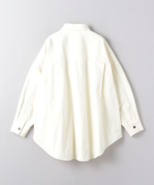SACRA(サクラ)の「<SACRA>シャツジャケット(シャツ/ブラウス・レディース・オフホワイト・38)」の2枚目の写真