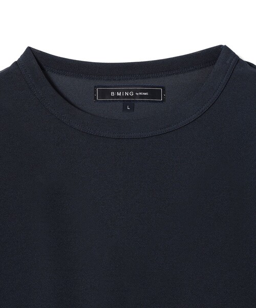 B:MING by BEAMS（ビーミングバイビームス）の「Breeze Cool(R) メッシュ Tシャツ (セットアップ対応)（Tシャツ/カットソー・メンズ・チャコールグレー/ネイビー・LARGE/MEDIUM/X-LARGE/SMALL）」の15枚目の写真