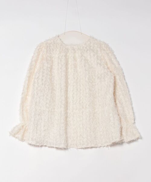 HUIT bouquet(ユイット)の「2way フェザー ブラウス HUIT(シャツ/ブラウス・レディース・ブラック/アイボリー・M)」の16枚目の写真