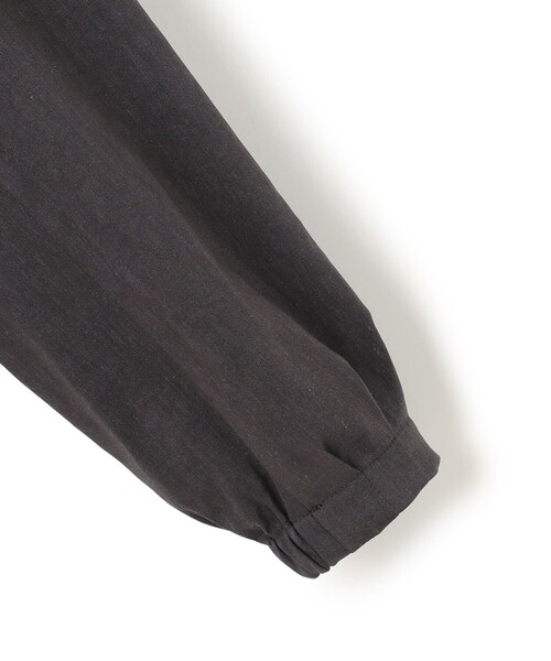 セール】【洗える】リネンレーヨンストレッチ ブルゾン（ブルゾン