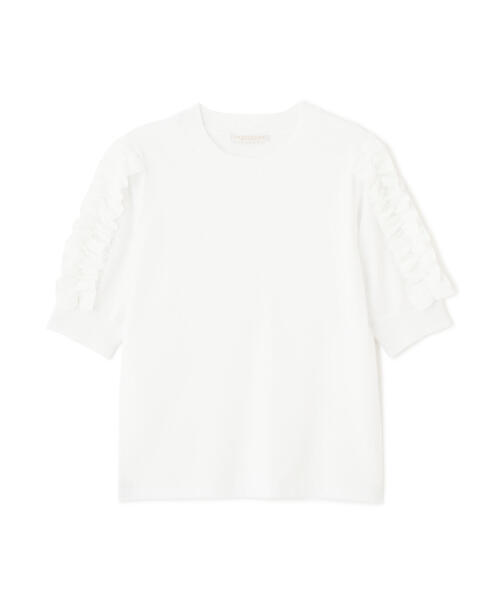 PROPORTION BODY DRESSING（プロポーションボディドレッシング）の「フリルスリーブニット / 1215170400（ニット/セーター・レディース・ホワイト/ネイビー/ブルー・FREE）」の4枚目の写真