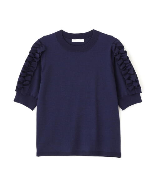 PROPORTION BODY DRESSING（プロポーションボディドレッシング）の「フリルスリーブニット / 1215170400（ニット/セーター・レディース・ホワイト/ネイビー/ブルー・FREE）」の19枚目の写真