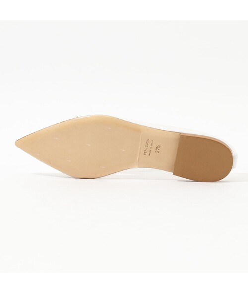 NEBULONIE E. MESH TULLE フラットパンプス　白　36.5 セール】NEBULONI E. MESH TULLE フラットパンプス（パンプス