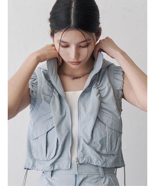 MURUA（ムルーア）の「Mプレートチェーンネックレス（ネックレス・レディース・シルバー・FREE）」の2枚目の写真