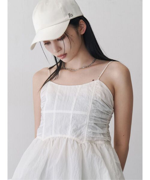 MURUA（ムルーア）の「Mプレートチェーンネックレス（ネックレス・レディース・シルバー・FREE）」の4枚目の写真